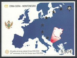 Montenegro 2006 Imperforated Europa CEPT Map MS MNH SG#MS185 - Montenegro