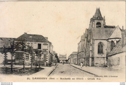 D60  LASSIGNY  Bombardé En 1914-15  Grande Rue - Lassigny