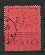POLAND Oblitéré 1448 Marx Et Lénine Histoire - Used Stamps