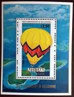 Aitutaki 1983 Manned Flight Ballooning Minisheet MNH - Aitutaki