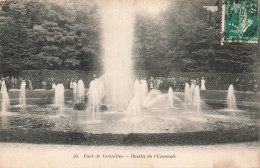 FRANCE - Parc De Versailles - Bassin De L'Encelade - Fontaine - Jet D'eau - Vue Générale - Animé -Carte Postale Ancienne - Versailles