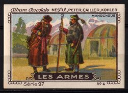 Nestlé - 97 - Les Armes, Weapons - 4 - Mandchous, Manchus, China - Nestlé