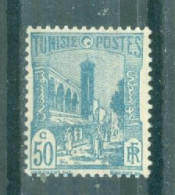 TUNISIE - N°276** MNH SCAN DU VERSO. Types De 1926-28. - Unused Stamps
