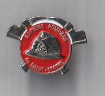 PIN'S THEME POMPIERS  DE SAINT VIATRE EN LOIR ET CHER - Pompieri