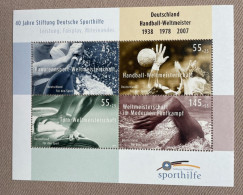 BRD 2007 Mi.Nr. Block 70 (2578+2585-87) Postfrisch - 40 Jahre Stiftung Deutsche Sporthilfe - 2001-2010