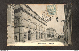 52 - CHATEAUVILLAIN - Les Halles - 1905 - (vue Rare) - Chateauvillain