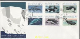 406098 MNH NUEVA ZELANDA. Dependencia Ross 1988 BALLENAS - Unused Stamps