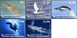 315069 MNH NUEVA ZELANDA. Dependencia Ross 2013 FAUNA ANTARTICA - Ongebruikt