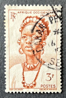 FRAWA0044U2 - Local Motives - Woman Of Togo - 3 F Used Stamp - AOF - 1948 - Gebraucht