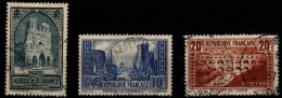 FRANCE, LOT De 3 Timbres: N° 259c / 261 Type III Et 262 Type IIB. Très Bas Prix, à Saisir. - Used Stamps