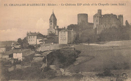 Châtillon D'azergues * Vue Sur Le Village , Château Du 12ème Et La Chapelle - Autres & Non Classés