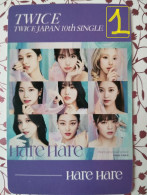 Photocard K POP Au Choix  TWICE Hare Hare Japan 10th Single - Other Products