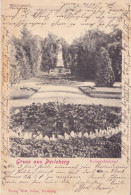 3253/ Gruss Aus Perleberg, Kriegerdenkmal, 1902 - Perleberg