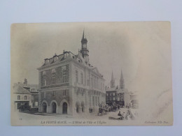 LA FERTE MACE   L'Hotel De Ville Et L'Eglise - La Ferte Mace