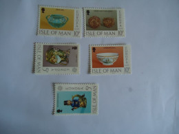 ISLE OF MAN  MNH 5 STAMPS  EUROPA 1976 MUSEUMS - 1978