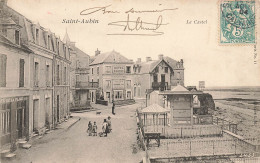 St Aubin * Rue Et Le Castel * Café De La Place * Hôtel - Saint Aubin