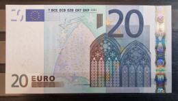 1 X 20€ Euro Trichet  R002A4 X18580109024 - UNC - 20 Euro