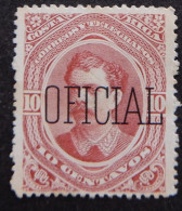 Costa Rica 1889 (8c) President Soto Altaro Oficial - Costa Rica