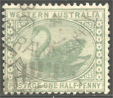 944 Western Australia Swan Two Pence Perf 14 (WEA-4) - Gebruikt