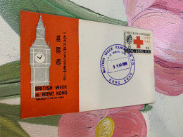 Hong Kong Stamp 1966 British Week FDC Rare - Brieven En Documenten