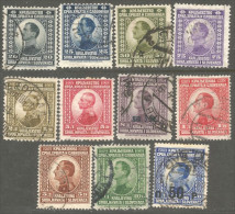 954 Yougoslavie 11 Stamps Roi King Alexander Peter I Pierre I (YUG-381) - Used Stamps