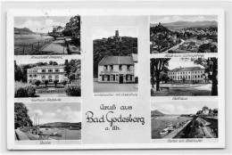 39106501 - Bad Godesberg Am Rhein Mit Lindenwirtin Und Rheinhotel Dreesen Gelaufen. Leichter Stempeldurchdruck, Kleiner - Bonn