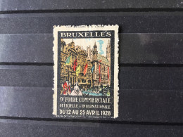 Vignette Bruxelles Foire Internationale De 1928 - Erinnophilie - Reklamemarken [E]