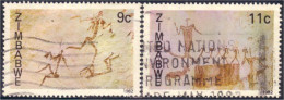962 Zimbabwe Peintures Rupestres Rock Paintings(ZIM-9) - Minerali