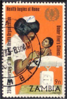 958 Zambia Vaccination 9n VF TB (ZAM-35) - Zambie (1965-...)