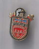 PIN'S THEME POMPIERS DE GIVORS  DANS LE RHONE - Pompiers