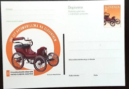 SLOVENIE Automobiles, Voitures, Voitures Anciennes, Cars, Coches. Auto 1901 Entier Postal NEUF - Cars