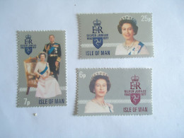 ISLE OF MAN   MNH  STAMPS KING   QUEEN JUBILEE 1977 - Isola Di Man