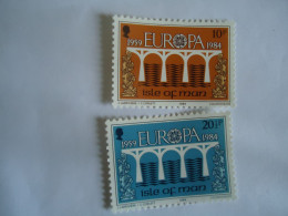 ISLE OF MAN   MNH  STAMPS SET 2 EUROPA 84 - 1984