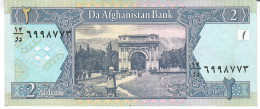 AFGHANISTAN P65 2 AFGHANIS SH1381 2002 Signature 15  VF NO P.h. - Afghanistan