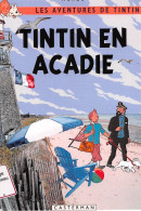 TINTIN En Acadie Casterman Dos Vierge Non Voyagé  (2 Scans) N° 26 \MP7114 - Bandes Dessinées