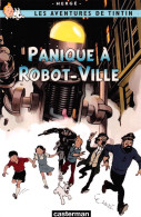 TINTIN Panique à Robot-Ville Casterman Dos Vierge Non Voyagé  (2 Scans) N° 9 \MP7114 - Comicfiguren
