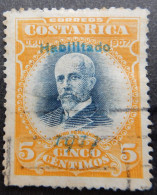 Costa Rica 1911 (1) Mauro Fernandez Overprinted Habilltado 1911 - Costa Rica