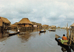 BENIN Lac Nokoué GANVIE Village Lacustre Pilotis éditions Rouillé Cotonou  Carte Vierge (Scan R/V) N° 38 \MP7167 - Benin