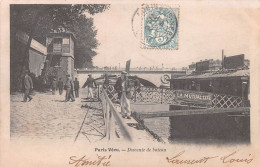 PARIS Descente Du Bateau Péniche LA MUTUAL LIFE  édition  (Scan R/V) N° 59 \MP7173 - La Seine Et Ses Bords