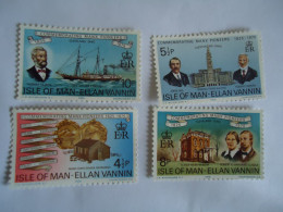 ISLE OF MAN MNH 4     STAMPS  ANNIVERSARIES 1975 - Isola Di Man