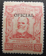 Costa Rica 1923 (2) The 100th Anniversary Of The Birth Of Jesus Jimenez Oficial - Costa Rica