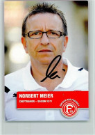 40141001 - Fussball (Prominente) Norbert Meier Fortuna - Fútbol