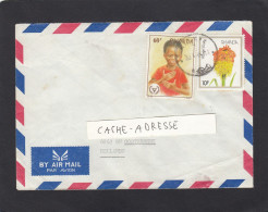 LETTRE AVEC TIMBRE "ANNEE INTERNATIONALE DES PERSONNES HANDICAPES/FLEUR,KNIPHOFIA GRANTII".". - Storia Postale