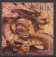 Polynésie Française 2024 - Nouvel An Chinois, Année Du Dragon - 1 Val Neufs // Mnh - Nuovi