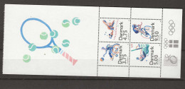 1996 MNH Denmark, Booklet Pane - Blocks & Kleinbögen