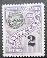 Costa Rica 1926 (2a) Armoires Scott With Star Perforation - Costa Rica