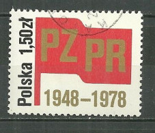 POLAND Oblitéré 2425 Anniversaire Du Parti Ouvrier Polonais PZPR - Used Stamps