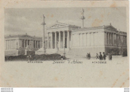 U9- SOUVENIR D ' ATHENES (GRECE GREECE) ACADEMIE - ( 2 SCANS ) - Grecia