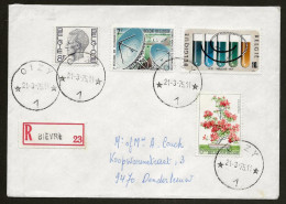 Sterstempel Bestellershalte OIZY 1 21/3/1975 Op Recommande - Postmarks With Stars