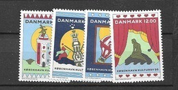 1996 MNH Danmark, Michel 1116-19 Postfris** - Ungebraucht